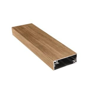 LYNX 2x4'', Aluminum Click-Cladding, Royal Oak